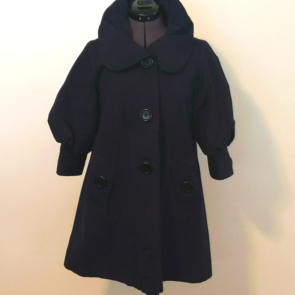Hazel Navy Rain Jacket M
